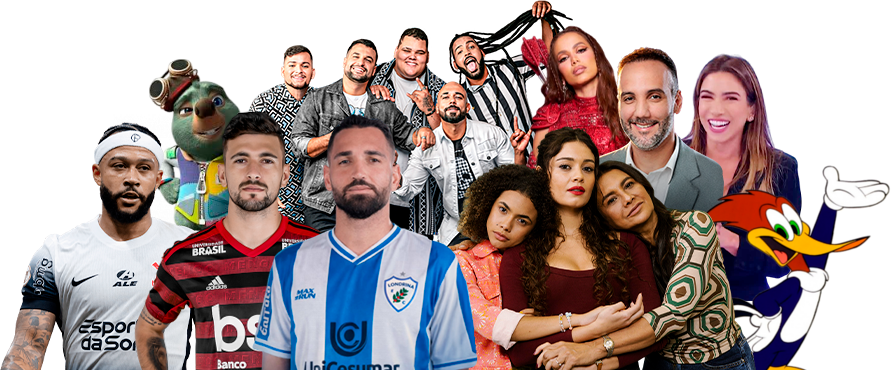 Artistas e atrações disponíveis nos pacotes NG TV
